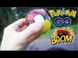 Pokemon Go Boom! Exploding Pokemon Ball!