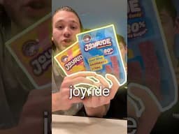 Trying Joyride Flavors