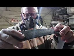 Bill Hook Sharpening, In depth tips on free hand, slack belt, coarse grit, finishing belt