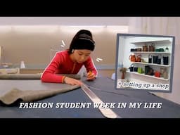 one week of fashion school (on strike) | NYC Parsons art school vlog