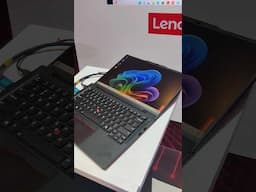 Lenovo ThinkPad with Snapdragon X Elite CPU and AI #snapdragon #lenovo