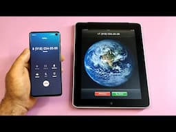 Samsung Galaxy S10 vs iPad1 Incoming & Outgoing Call