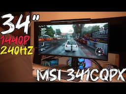 MSI 341cqpx QD-OLED | 34" 2K 240Hz Gaming Monitor - 2 Weeks Later Review