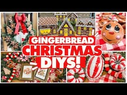 Adorable Gingerbread Decor DIYs for Christmas 2024 | Dollar Tree Christmas Crafts