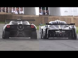 Gordon Murray T.50s Niki Lauda vs Pagani Huayra R V12 Sound Comparison | Which one sounds better?!