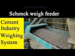 schenck weigh feeder. How cement is made. Cement industry equipment. Clinker weight measurement Lafa