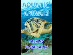 Aquatic Animals For Kids | Talking Flashcards