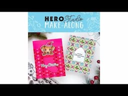 Hero Studio Make-Along - November 2024 Card Kit of the Month and Layering Stencil of the Month