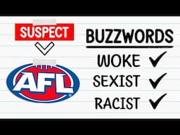 The AFL has gone WOKE... or has it?