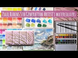 Paul Rubens 48 YOULAN 5th Generation Artist Watercolor Palette Swatch, Comparison & Painting Review