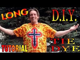 DIY Fire Cross Tie Dye Shirt [Long Tutorial]