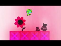 If I step on a flower, the video ends - Stepping on Flowers Geometry Dash