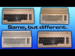 How the Commodore 64 Hardware Changed Over the Years.