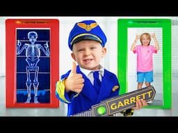 Oliver Explains Airport Rules for KIDS + More Videos with Friends