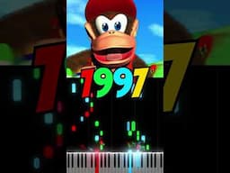 Donkey Kong's Evolution (1981-2024) #donkeykong #piano