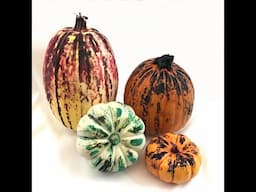 How to Ice Dye Pumpkins