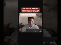 Iphone 16 Ban, Kenapa Apple Ogah Invest Gede? #raymondchin #apple #investasi #invest