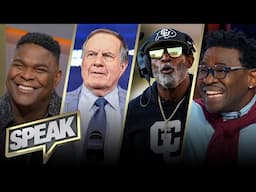 Michael Irvin gives Deion coaching Cowboys update; Belichick the next Jaguars coach? | SPEAK