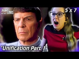 🖖Star Trek: The Next Generation 5x7 Unification Part 1 REACTION