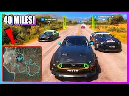 Forza Horizon 5 - 40 MILE Long Custom Drift Track w/ SLAPTrain