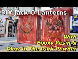 Spooktacular Jack-O-Lanterns: DIY Epoxy Resin & Glow-in-the-Dark Magic! 🎃✨