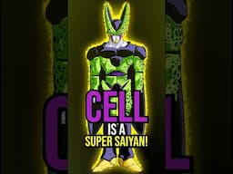 Cell is a SUPER SAIYAN? 😱 (Dragon Ball Z)  #shorts