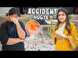 IQRA KA BHT BURA ACCIDENT HOGYA 😱 | Khoon Sy Living Room Bhar Gya 🤯 | Stitches Lgany Par Gaye 🤕