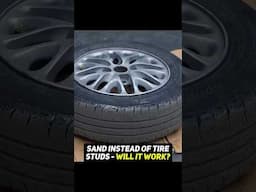 Does gluing sand to tires improve traction on ice?