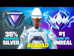 Silver to Unreal Controller Reload Speedrun (Fortnite Ranked)