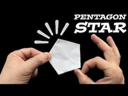 Origami Pentagon Star | How To Make A Paper Pentagon Star Fly Far