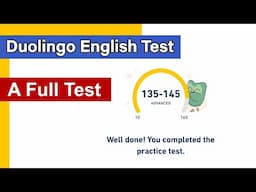 How I get 135-145 on the Duolingo English Practice Test| Full Test