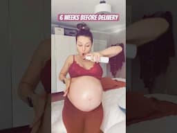 Stretch marks routine while pregnant #shorts #shortsfeed #shortsfeed2024