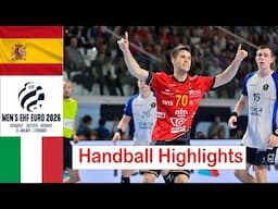 Spain vs Italy Handball Highlights EHF EURO 2026 Qualifiers