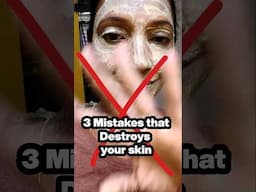 Skincare Mistakes That Absolutely Destroys Your Face! ❌