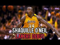 On This Day in Sports: Shaq Debut for Los Angles Lakers November 1, 1996