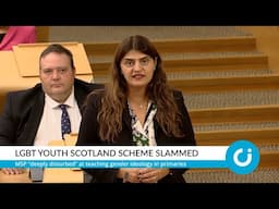 LGBT Youth Scotland scheme slammed