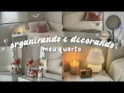 organizando e decorando meu quarto 🎀