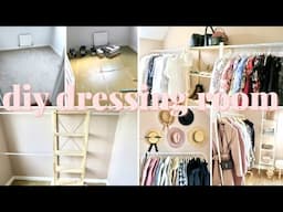 Box Room Transformation! Dressing Room Before & After