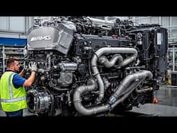 Man Fully Assembles Mercedes TRUCK ENGINE Perfectly | Start to Finish by @trucks_channel_razborgruz