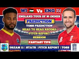 WI vs ENG 2nd ODI Match Prediction | West Indies vs England 2nd Match Prediction | WI vs ENG Match