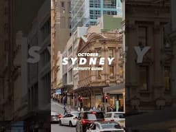 October Activity Guide in Sydney #shorts #australia #sydney