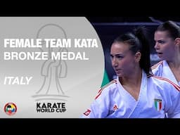 ITALY FEMALE TEAM KATA | BRONZE MEDAL | KARATE WORLD CUP 2024 | WORLD KARATE FEDERATION