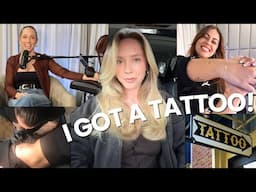 Getting Matching BFF Tattoos! + Night Time Heatless Hair Routine!