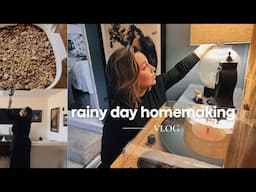 Rainy Day Homemaking VLOG | Cherry Crisp and Clean Floors