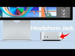 NEW M4 Mac mini Has FRONT 3.5mm Jack!