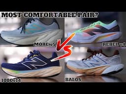 New Balance Fresh Foam X 1080v14 vs More v5 vs Fuelcell Rebel v4 vs Balos Comparison