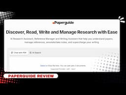 Transform Your Research Workflow with Paperguide: An In-Depth Review