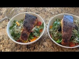 Quick & Easy Crispy Salmon Skin Salad | Delicious 10-Minute Recipe