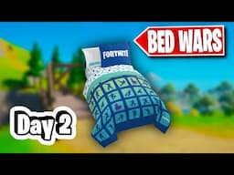 Making a Fortnite BEDWARS Map! DAY 2