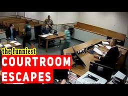 Criminals who escaped from courtroom or at least tried to.